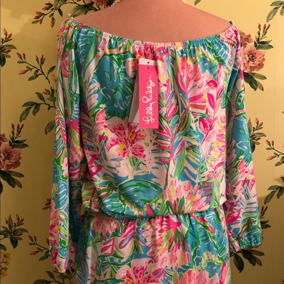 🍃🌸 Lilly Pulitzer Romper Sz X-Large 🌸🍃